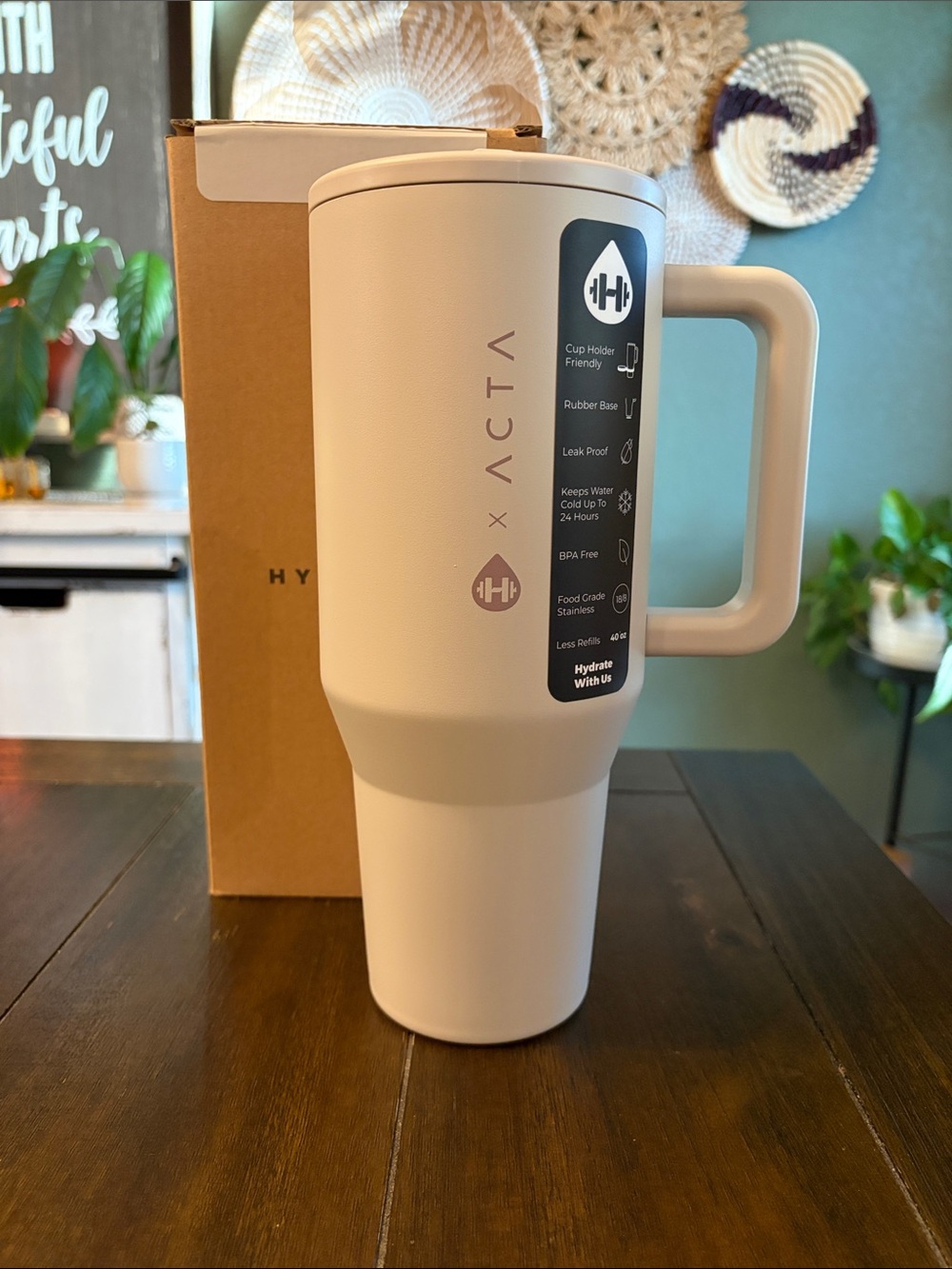 Hydrojug ACTA Gray Traveler (40oz)! New!